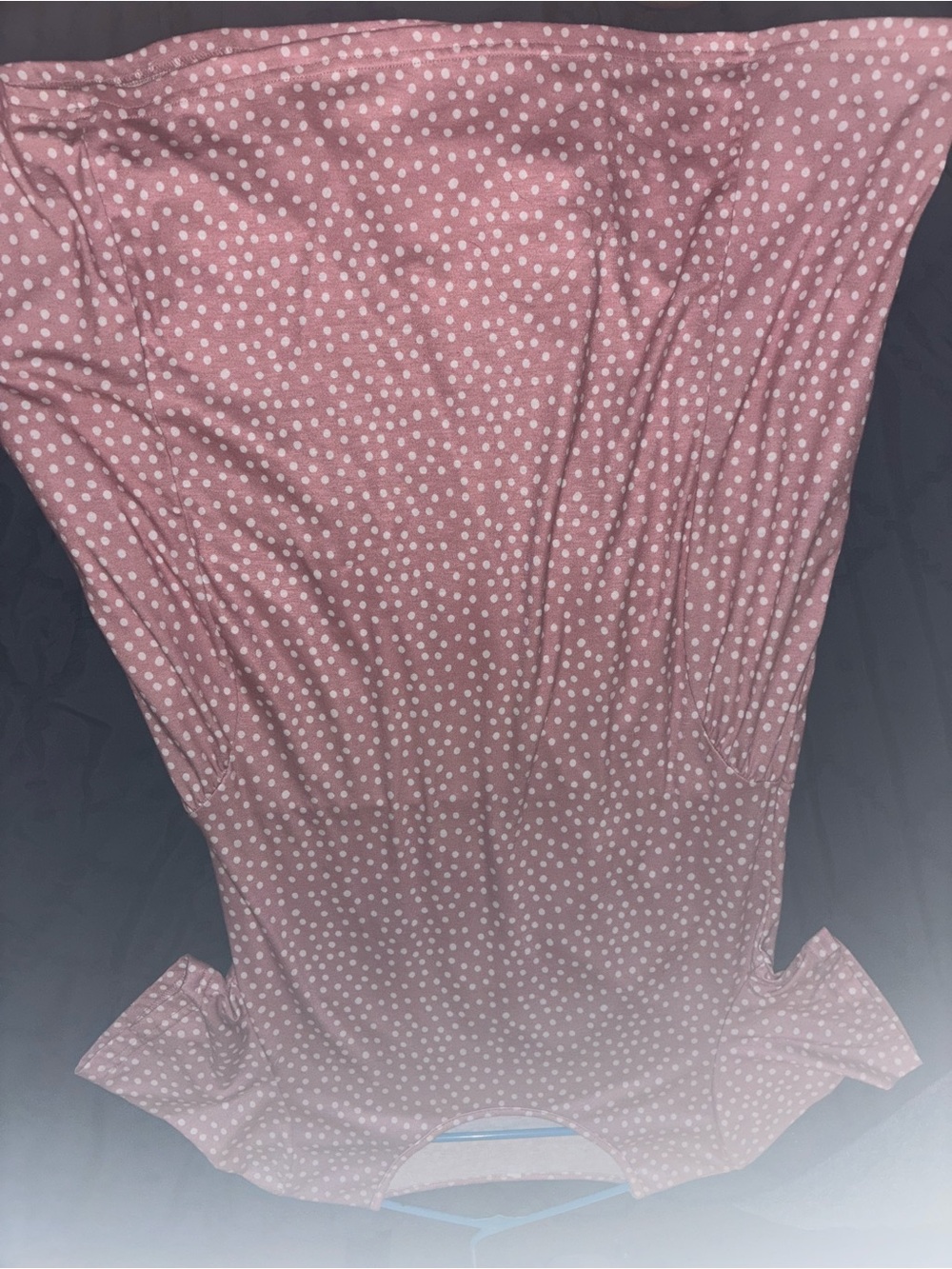 Amazon Pink Polka Dot Midi Dress